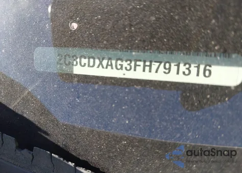 2015 Dodge Charger Police из США, поврежденный, VIN 2C3CDXAG3FH791316